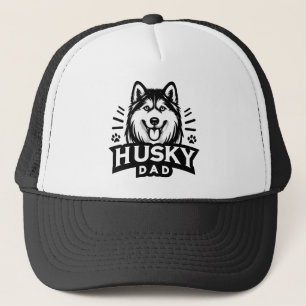 Sibirischer Geist: Die Vaterschaft als Husky-Vater Truckerkappe