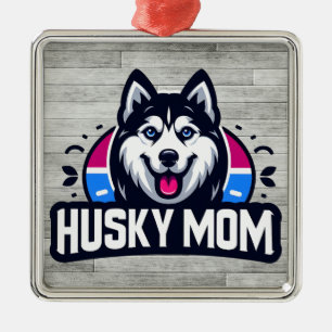 Sibirischer Geist: Liebevolle Fürsorge als Husky-H Ornament Aus Metall