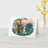 Sibirischer Husky (#3) Karte (Gelbe Blume)