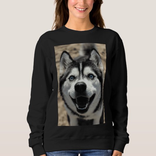 Sibirischer Husky 50 Sweatshirt (Vorderseite)