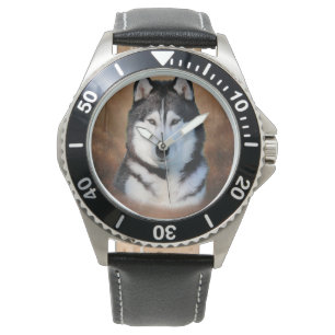 Sibirischer Husky Armbanduhr