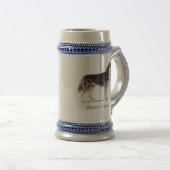 Sibirischer Husky! Bierglas (VorderseiteRechts)