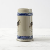 Sibirischer Husky! Bierglas (Mittel)