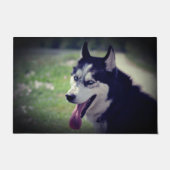 Sibirischer Husky Fußmatte (Vorderseite)