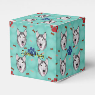 Sibirischer Husky Geschenkschachtel