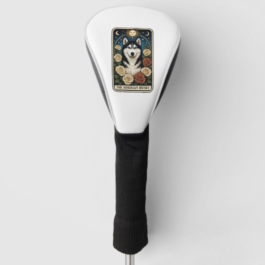 Sibirischer Husky Golf Headcover (Vorderseite)