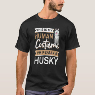 Sibirischer Husky Halloween Hundebekleidung für Hu T-Shirt