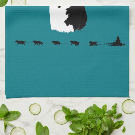 Sibirischer Husky Handtuch (Gefaltet)