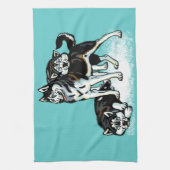 sibirischer Husky Handtuch (Vertikal)