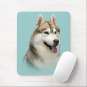 Sibirischer Husky herrliches Mousepad (Mit Mouse)