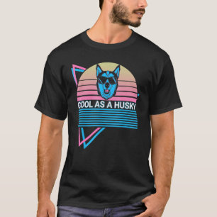 Sibirischer Husky-Hund Cool als Husky T-Shirt