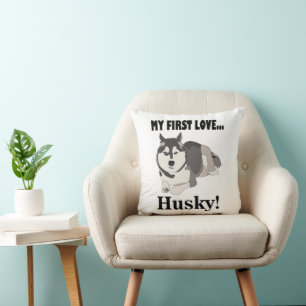 Sibirischer Husky Hund Haustier Sibirischer Husky Kissen