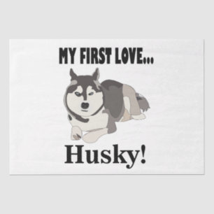 Sibirischer Husky Hund Haustier Sibirischer Husky Seidenpapier