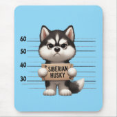 Sibirischer Husky Hund Mousepad (Vorne)