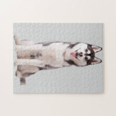 Sibirischer Husky-Hund Puzzle (Horizontal)