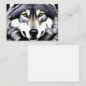 Sibirischer Husky Hund Visitenkarte (Vorne/Hinten)