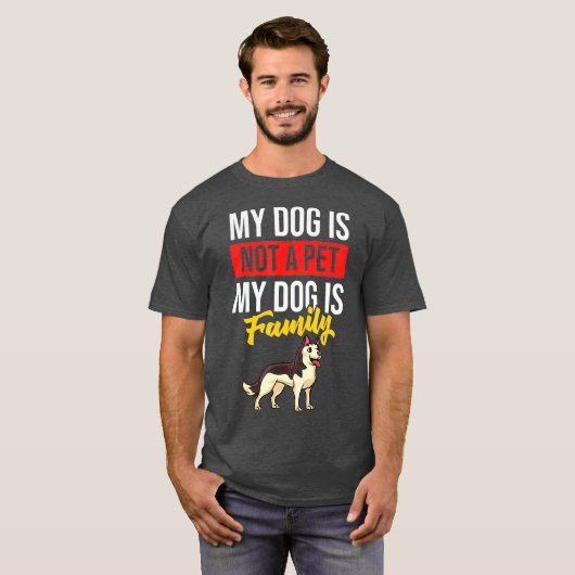 Sibirischer Husky Hund Welpen Eigentümer Lover _12 T-Shirt (Vorne ganz)