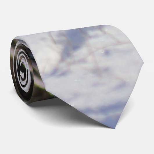 Sibirischer Husky im Schnee Krawatte (Gerollt)