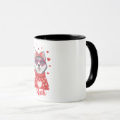 Sibirischer Husky-Kaffeebecher Valentinstag 2026 Tasse (VorderseiteRechts)