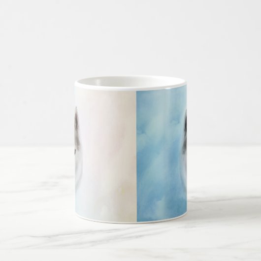 Sibirischer Husky Kaffeetasse (Mittel)