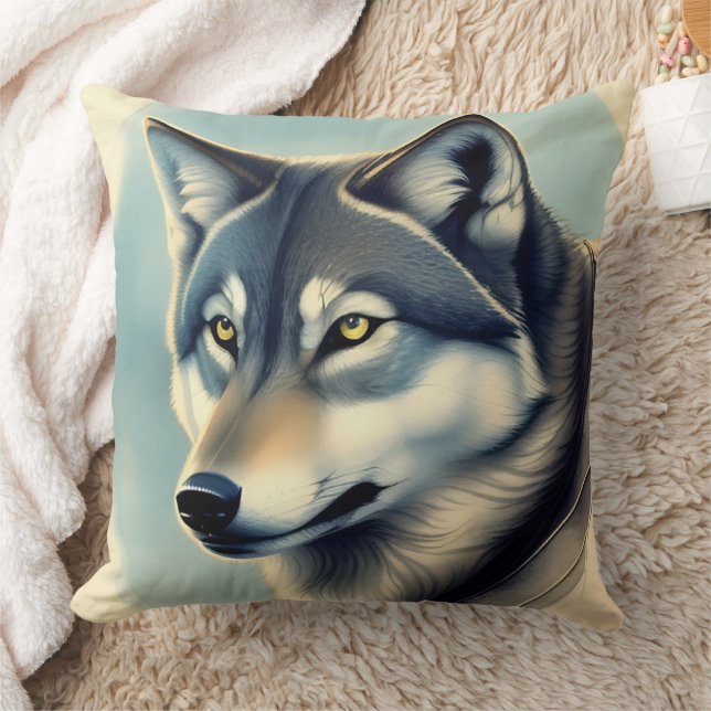 Sibirischer Husky Kissen (Decke)