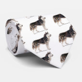 Sibirischer Husky! Krawatte (Gerollt)