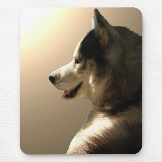 Sibirischer Husky Mousepad (Vorne)