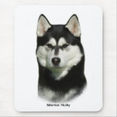 Sibirischer Husky Mousepad (Vorne)