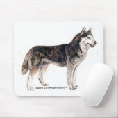 Sibirischer Husky! Mousepad (Mit Mouse)