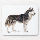 Sibirischer Husky! Mousepad (Vorne)
