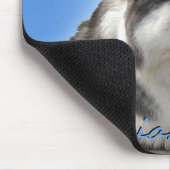 Sibirischer Husky Mousepad (Ecke)