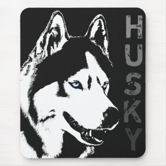 Sibirischer Husky Mousepad heiseres Mousepads u. (Vorne)