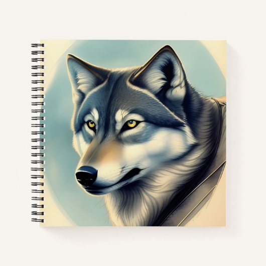 Sibirischer Husky Notizblock (Vorderseite)