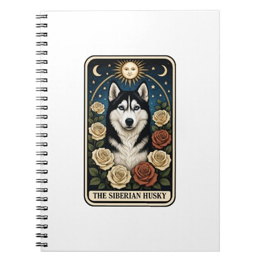 Sibirischer Husky Notizblock (Vorderseite)