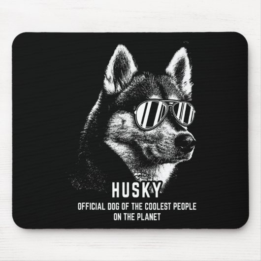 Sibirischer Husky-Offizieller Hund vom Coolsten Mousepad (Vorne)