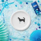 Sibirischer Husky Pappteller (Party)