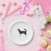 Sibirischer Husky Pappteller (Party)