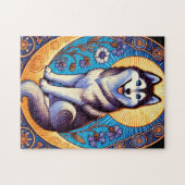 Sibirischer Husky Puzzle (Horizontal)