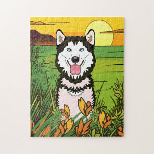 Sibirischer Husky Puzzle