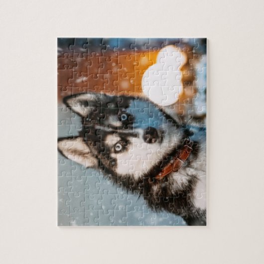 Sibirischer Husky Puzzle (Vertikal)
