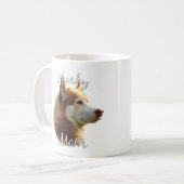 Sibirischer Husky (rot) Mama 2 Kaffeetasse (Vorderseite Links)