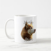 Sibirischer Husky (rot) Mama 2 Kaffeetasse (Links)