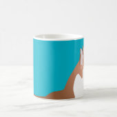 Sibirischer Husky - Rot - Muster für Zuchtvorlagen Kaffeetasse (Mittel)