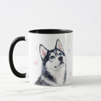 Sibirischer Husky Schöne Herzen Kaffee Tasse