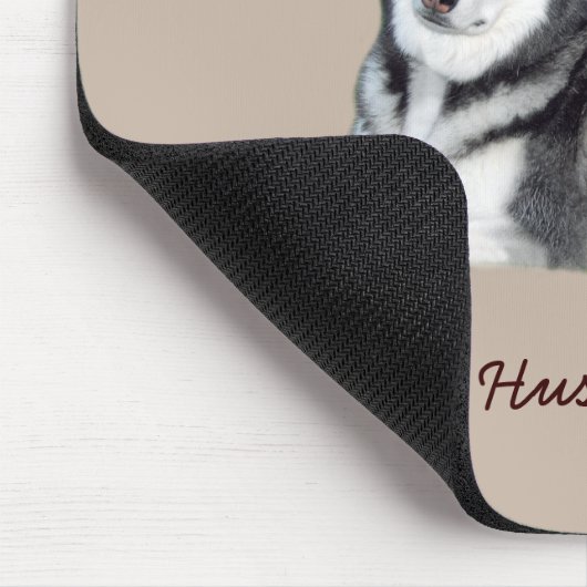 Sibirischer Husky schönes Mousepad (Ecke)