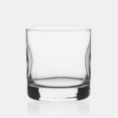 Sibirischer Husky (Schwarz und Weiß) Malerei Hunde Whiskyglas (Links)