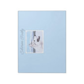 Sibirischer Husky (Silber und Weiß) Malerei Notizblock (Rotiert)