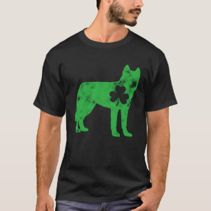 Sibirischer Husky St. Patrick s Day Jungen Mädchen T-Shirt