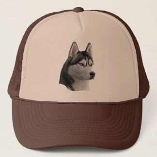 Sibirischer Husky - stilisiertes Bild - addieren Truckerkappe
