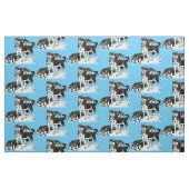 sibirischer Husky Stoff (Fat Quarter (45,7 x 55,9 cm))